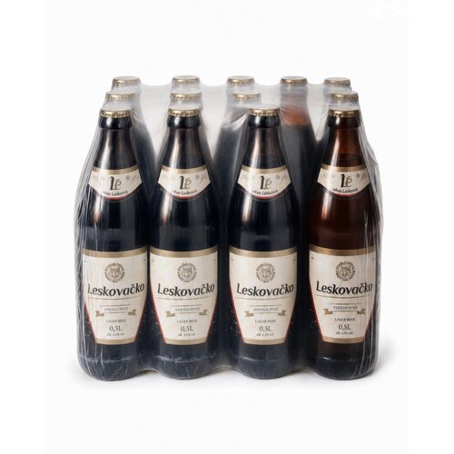Leskovačko Svetlo pivo, 0.5l, 12 komada Slike