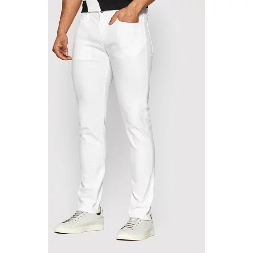 Armani Exchange Jeans hlače 8NZJ13 Z1SBZ 1100 Bela Slim Fit