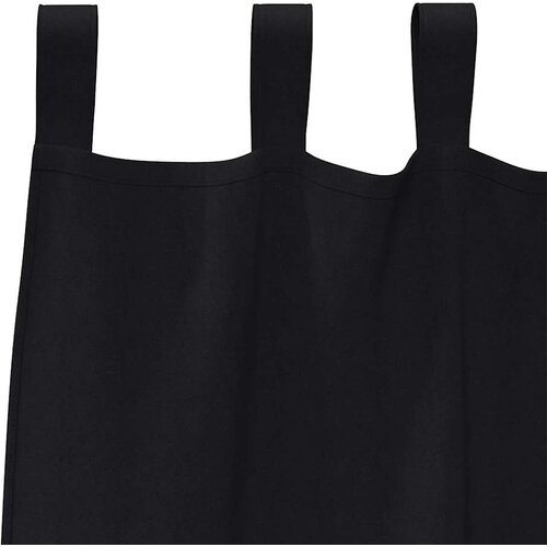  Zavjese za blackout s prstenovima 2 kom. Crna 225 x 140 cm Slike