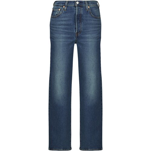 Levi's Jeans straight RIBCAGE STRAIGHT ANKLE Modra Cene