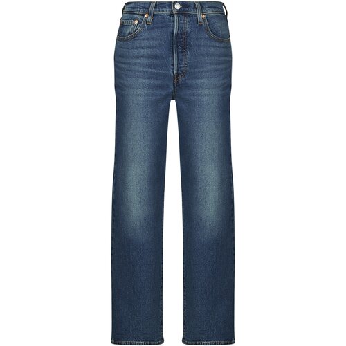 Levi's RIBCAGE STRAIGHT ANKLE Plava Cijene