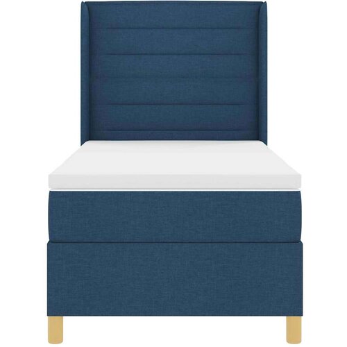 Box spring krevet s madracem Plava 80 x 200 cm tkanina Slike
