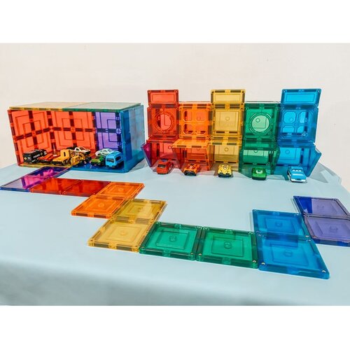 Learn & Grow Toys Magnetne pločice Kvadrati - set 36 kom Cijene