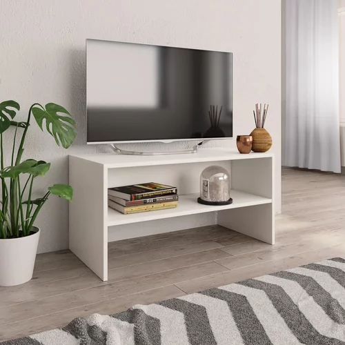 vidaXL TV omarica bela 80x40x40 cm iverna plošča, (20621181)