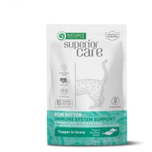 Nature's Protection NPSC Kitten Imune System Support Tuna & Sea Bass - 70 g Cene