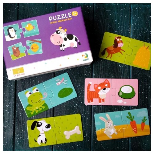 Dodo duo puzzle - šta jedu životinje Cene