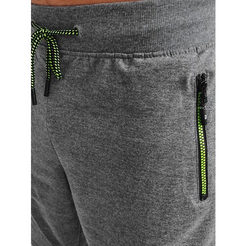 DStreet Dark Grey Men's Tracksuit Shorts Cene