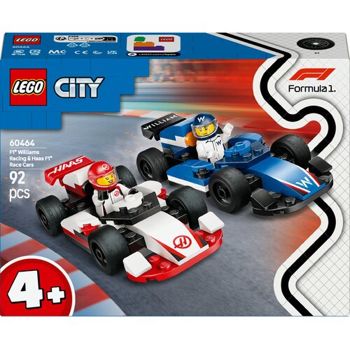 Lego City F1 Williams racing i Haas F1 formule 60464 Slike
