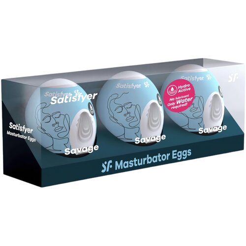 SATISFYER EGGS Nastavite 3 samozadovoljevalne jajčece Savage, (21083538) Cene