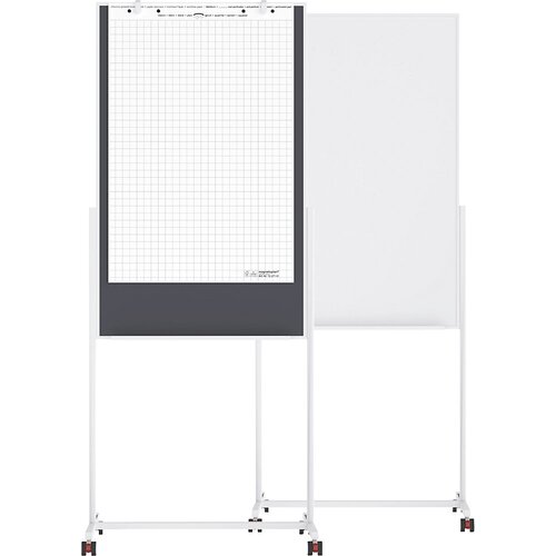 magnetoplan univerzalna tabla, format table 750 x 1200 mm, bela tabla / siva klobučevina Cene
