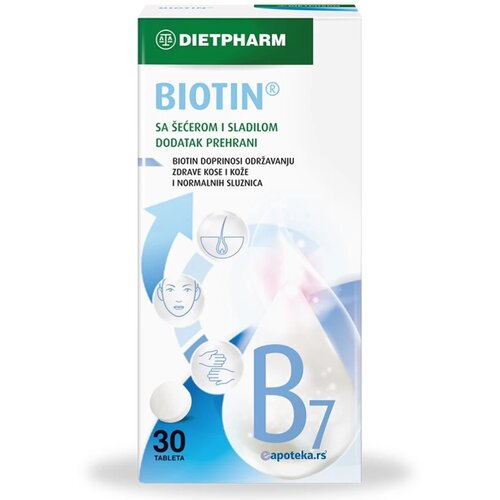 Dietpharm biotin tablete k 30 Slike