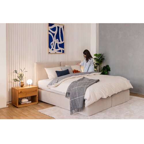 Bonami Selection Bež boxspring krevet 160x200 cm Olia Bold &amp;ndash; Slike