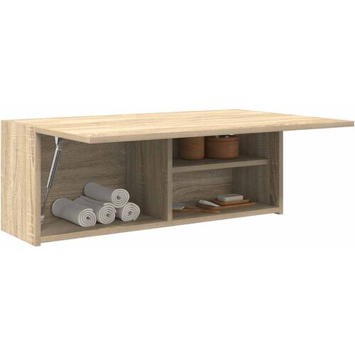 VidaXL Kupaonski zidni ormarić sonoma hrast 80x25x30 cm izrađeno drvo Slike