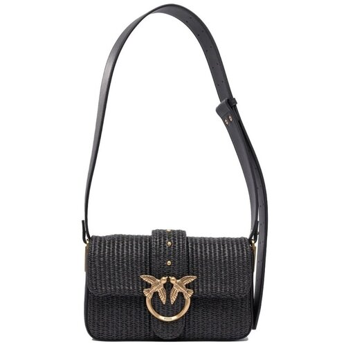 Pinko Torbe LOVE ONE MINI SLOUCHY Črna Slike