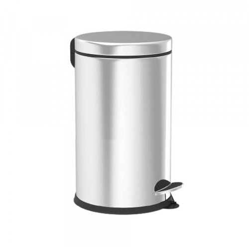  Kanta za otpatke sa pedalom INOX 12 lit  visina 350mm, prečnik 250mm Cene