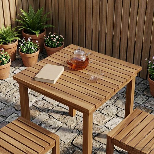  Gornji dio stola 50 x 50 x 3,5 cm Četvrtasti Čvrsto teak drvo Cene