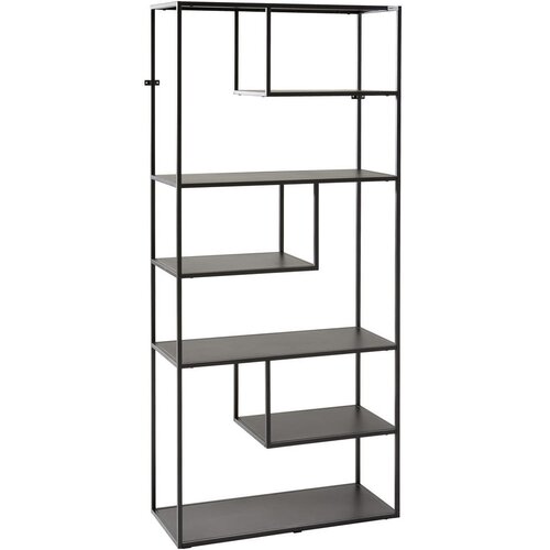 CARRYHOME regal 85/188/35 cm črna Slike