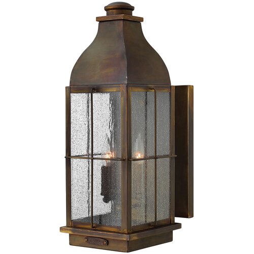 Elstead Lighting Elstead Bingham 3-lučna velika zunanja stenska svetilka Sienna IP44, E14, (22099979) Cene