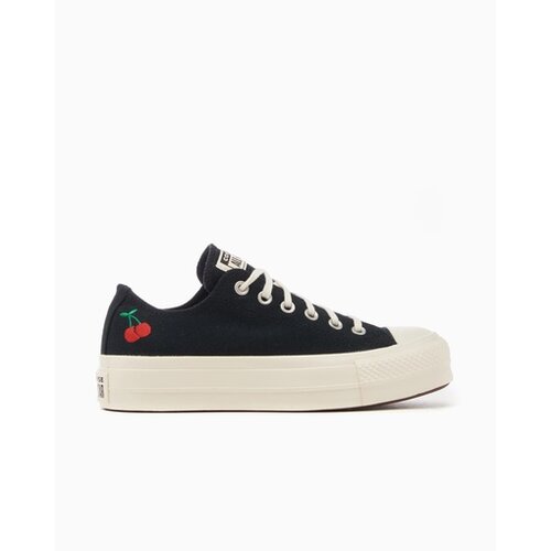 Converse Chuck Taylor All Star Lift Platform Cherries Superge Črna Cene