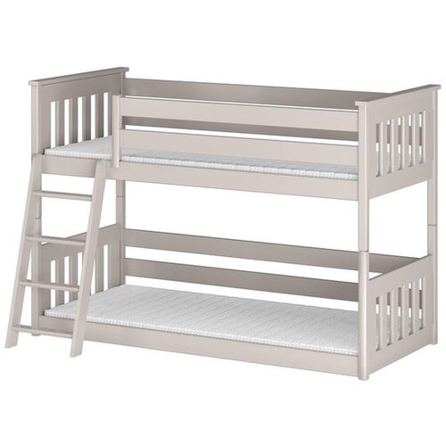 Molarem Home Drveni dječji krevet na kat Kevin - ka&scaron;mir - 180x80 cm - Madrac PE pjena 8 cm-spužvasti madrac Cijene