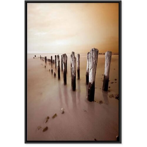  Slika - Autumn Outflow (1 Part) Vertical 60x90 U crnom drvenom okviru Slike