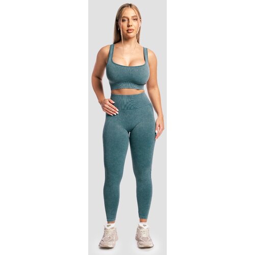 GymBeam Sportski grudnjak Lift Seamless Petrol Slike