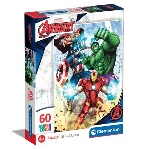 Clementoni Marvel: Osvetnici Supercolor puzzle 60 kom - Cene