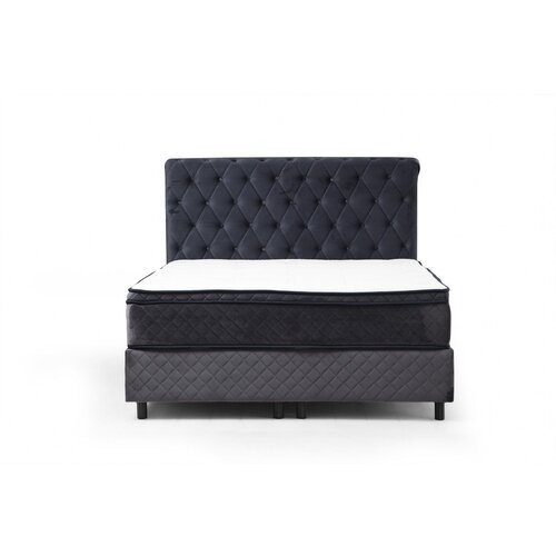 Hanah home Sonata Set 120 x 200 - Anthracite Anthracite Single Mattress, Base & Headboard Cene