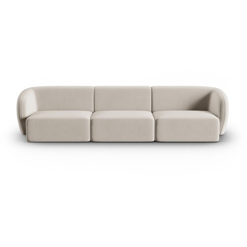 Milo Casa Bež baršunasti sofa 266 cm Paolo – Cijene