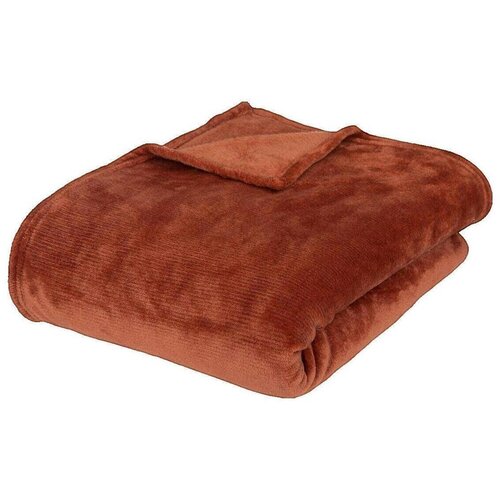 Atmosphera Posteljna pregrinjala Plaid Ollis terracotta Kostanjeva Cene