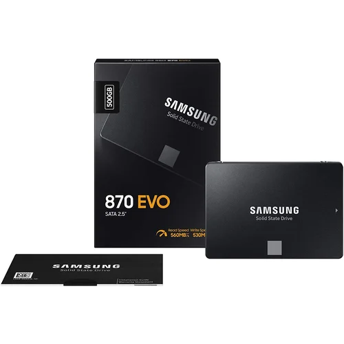 Samsung Obnovljeno - znaki rabe - 500GB 870 EVO SSD, (21642239)