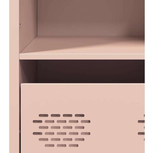 VidaXL Visoka omara roza 35x39x103,5 cm jeklo Slike