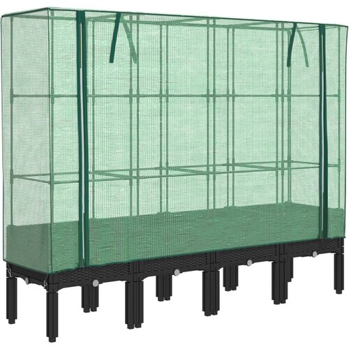  Povi&amp;scaron;ena gredica s pokrovom za staklenik 160 x 40 x 140 cm Slike