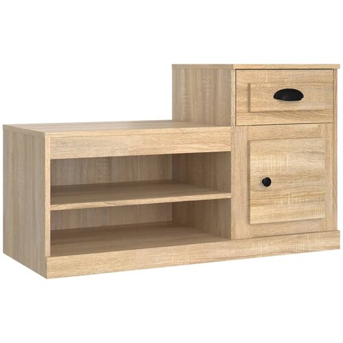 Maison Chic Omarica za obutev - Kopa za čevlje sonoma hrast 100x42x60 cm inženirski les, (21778083) Cene