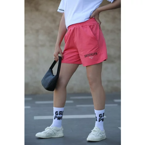 Madmext Shorts - Pink - Normal Waist