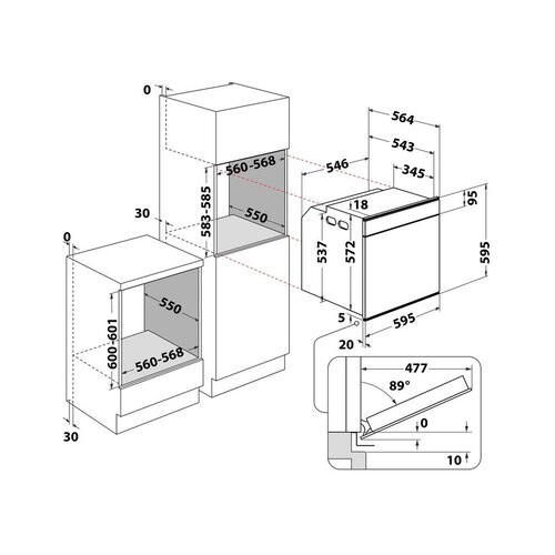 Whirlpool AKZM 8420 IX ugradna rerna Slike
