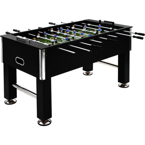 vidaXL Miza za namizni nogomet jeklo 60 kg 140x74,5x87,5 cm črna Cene