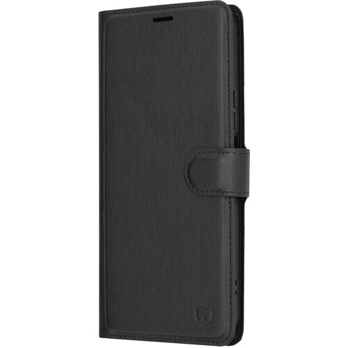 Techsuit Leather Folio preklopna wallet maska za Honor 90 Lite - crna Slike