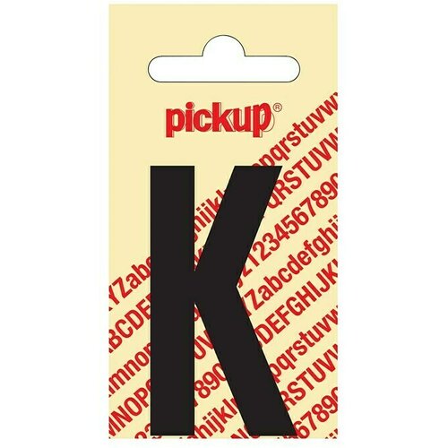 Pickup Samolepilni listki (Motiv: K, Črne barve, Višina: 60 mm) Cene