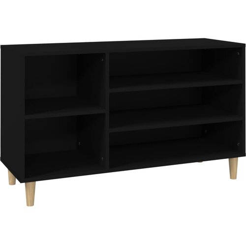Maison Chic Omarica za obutev - Kopa za čevlje črna 102x36x60 cm inženirski les, (21777514) Slike
