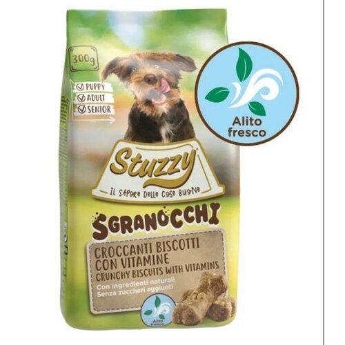 Stuzzy dog biscuit sgranocchi - 300g Cene