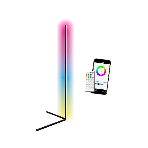Zelux Wi-Fi pametna RGB LED 12W kotna svetilka 140cm