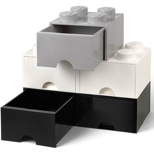 Lego crna kutija za pohranu s dvije ladice Slike