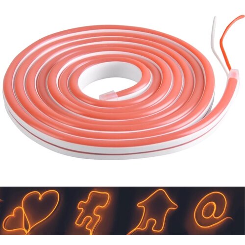 led traka neon 5 m LED/27W/12V IP65 narandžasta Slike