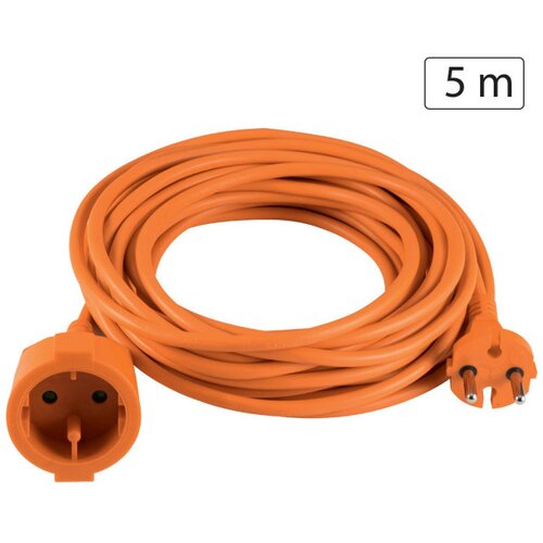 Home produžni strujni kabl 1 utičnica, 5m, H05VV-F 3G 1,5mm2 - nv 2-5/OR/1.5 Slike