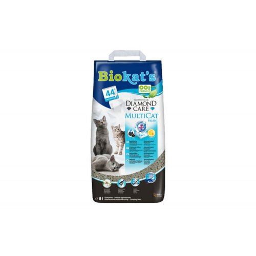 Biokats DIAMOND CARE MULTICAT FRESH posip za macke 8l Cene