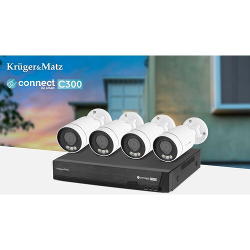  Kruger&amp;amp;Matz Connect C300 IP video nadzor 4 kamere 5 MP PoE Slike