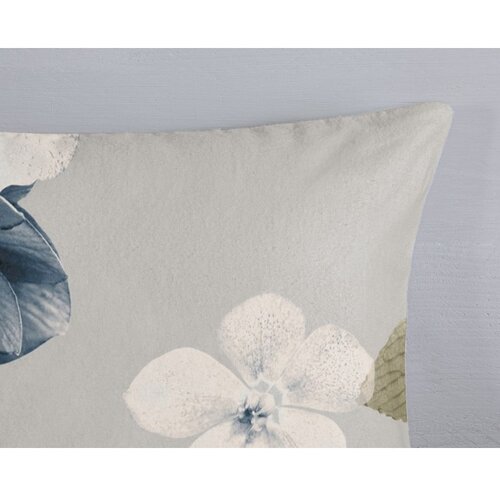 Good Morning Plava/siva flanelska posteljina za bračni krevet/za produženi krevet 200x220 cm Gabin &amp;ndash; Slike