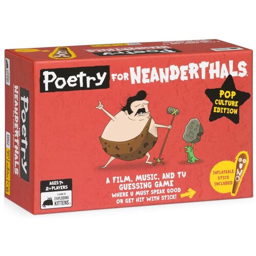Exploding Kittens Board Game Poetry for Neanderthals - POP Culture Edition Cene