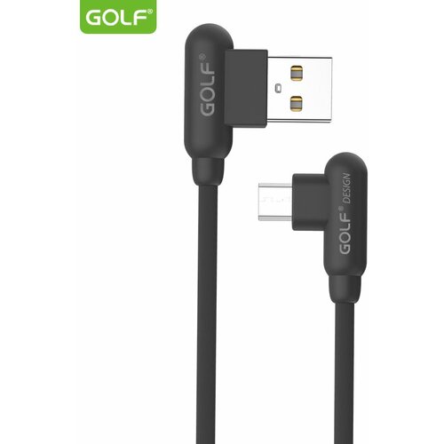 Golf mikro usb kabl 1m 90° GC-45m crni ( 00G101 ) Slike
